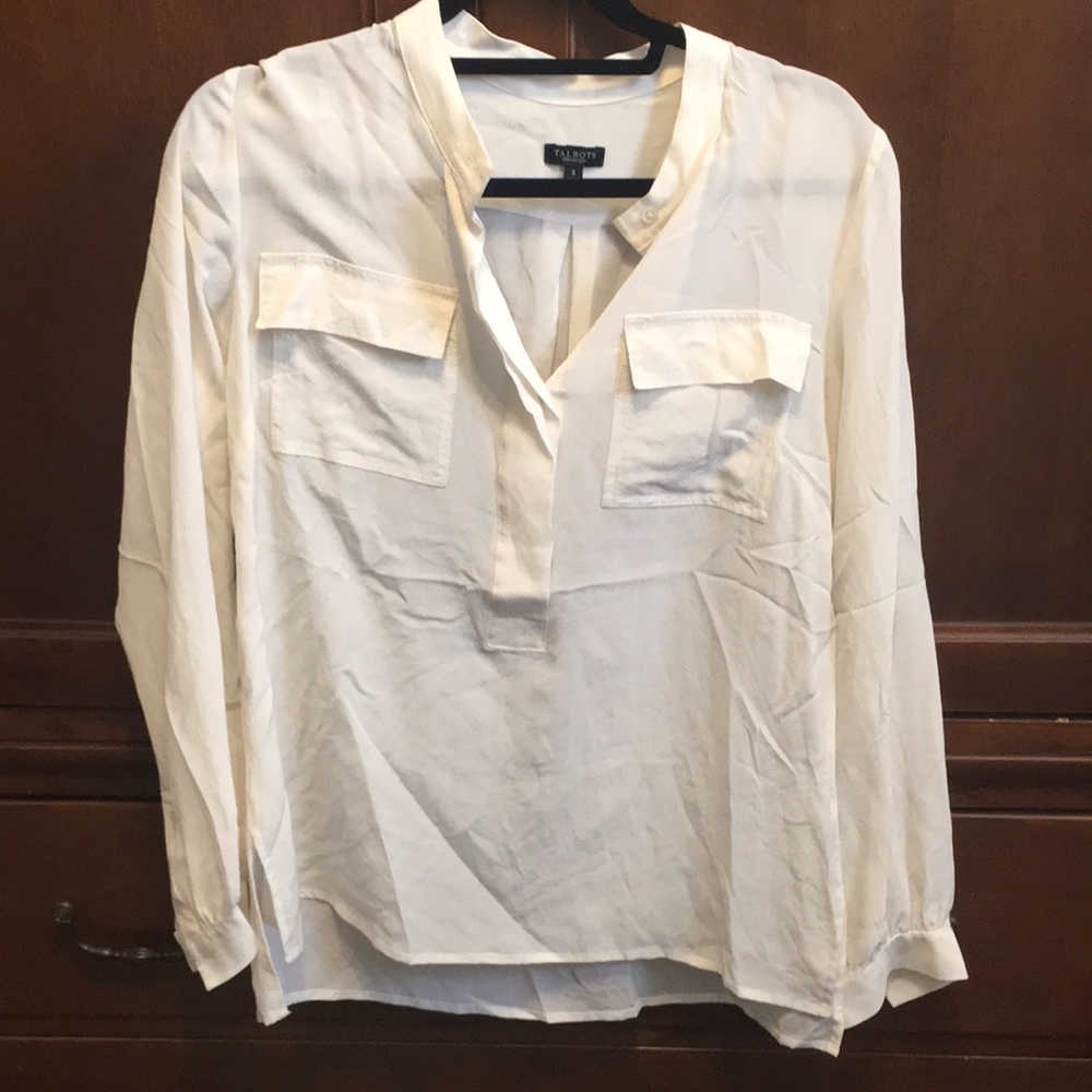 Talbots 100% Silk Blouse